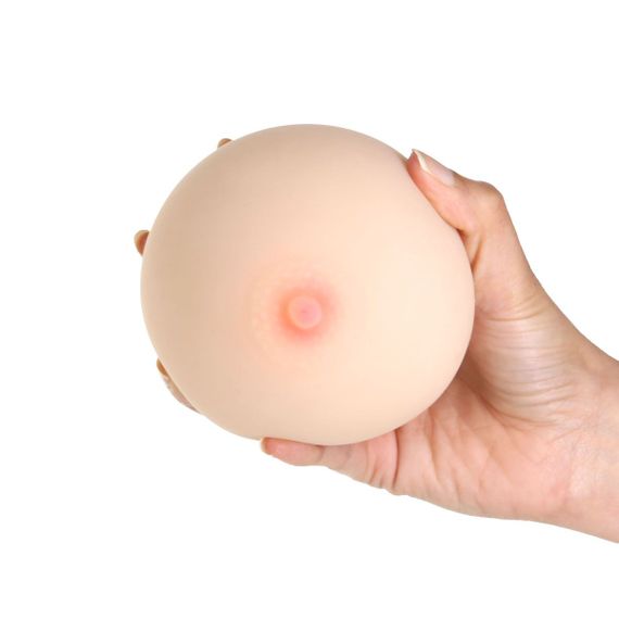 Мастурбатор-грудь Cutie Pies Hannah's Handful - Pussy & Boob, глубина 9,9 см, вибропуля в подарок | Зображення 4