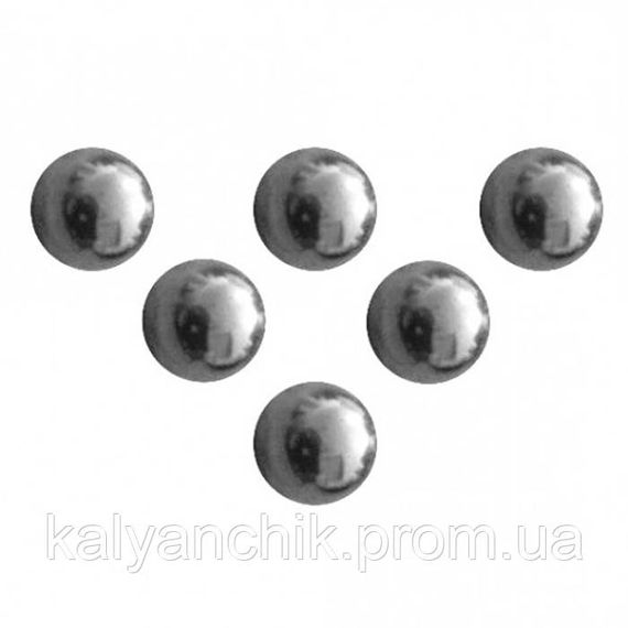 >Шарик клапана кальяна металлический 6 мм. | Зображення 1