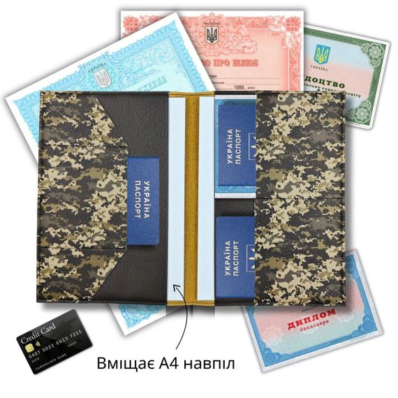 Органайзер для документів А5 піксель Герб України Ukraine | Зображення 2