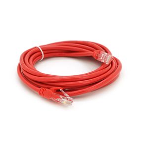 Патч-корд литий RITAR, UTP, RJ45, Cat.5e, 5m, червоний, Cu (мідь)