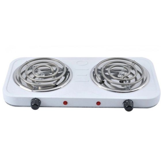Електроплита 2 комфорки Suntera DP-1915 біла, Електроплита BC-687 двоконфоркова настільна | Зображення 8