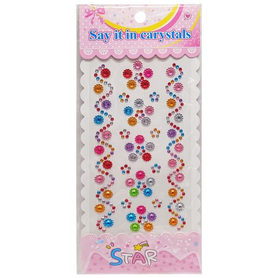 Наклейка камені "Зіроньки" XY-005 для авто, ноутбуків, телефонів Вид 7