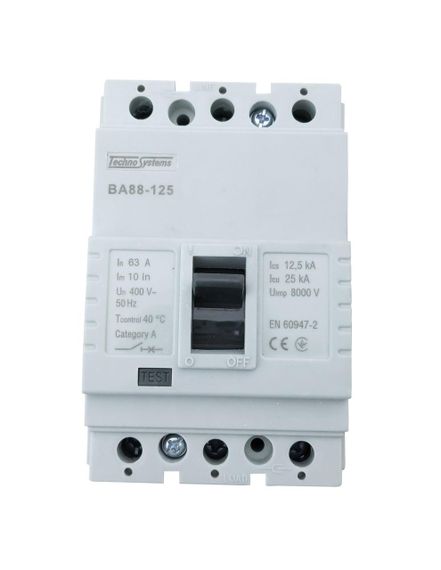 Автоматичний вимикач ВА88-125 3Р 63А 25кА Ny95505224
