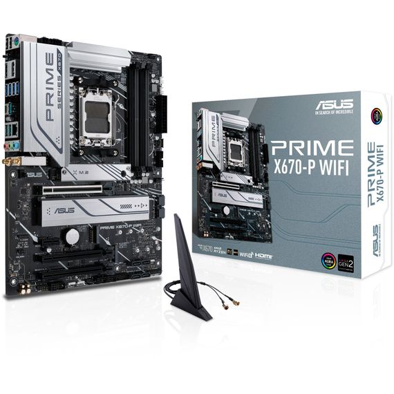 Материнcька плата ASUS  PRIME X670-P WIFI sAM5 X670 4xDDR5 M.2 DP HDMI WiFi BT ATX (90MB1BV0-M0EAY0) | Зображення 8