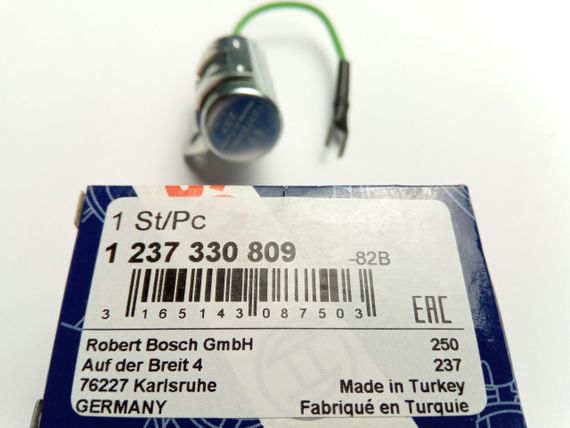 Конденсатор трамблера ВАЗ 2101, BOSCH (1237330809) (2101-3706400) | Зображення 2