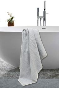 Полотенце махровое SO-1 Kayra 70x140 см. серое