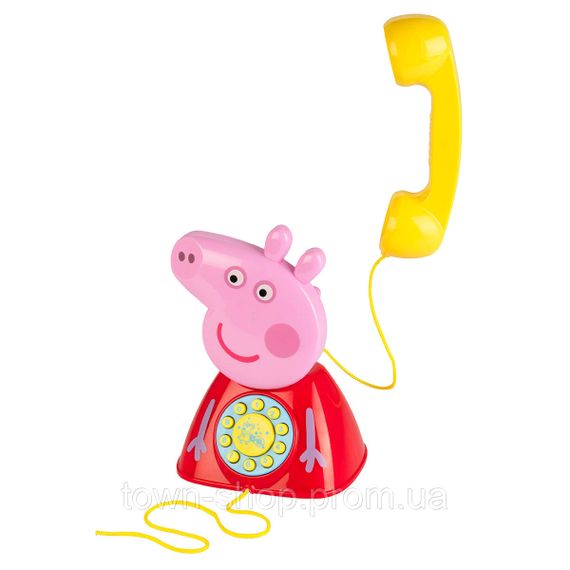 Игрушка-каталка на веревочке Peppa - Телефон Пеппы | Зображення 2