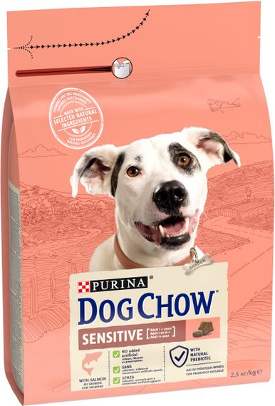 Сухий корм для собак з лососем Dog Chow Sensitive 2.5 кг | Зображення 1