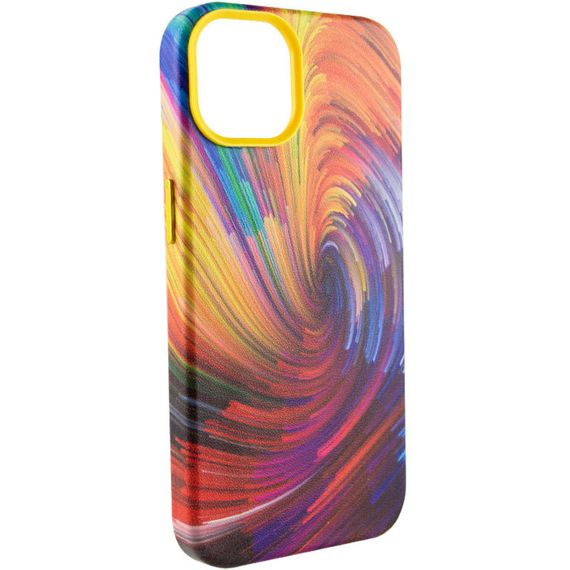 Кожаный чехол Colour Splash для Apple iPhone 11 Pro Max (6.5") Искусственная кожа, Orange / Red | Зображення 1