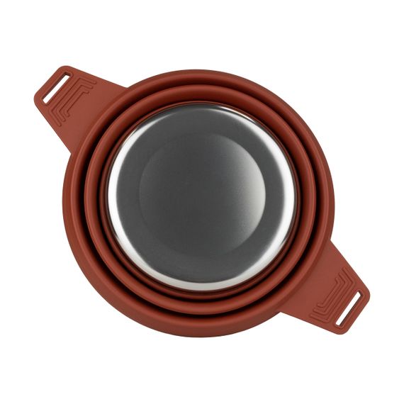 Каструля складана Tribe Collapsible Pot 2,5л силіконова, Похідна каструля трайб компактна, Каструля туристична для кемпінгу | Зображення 3