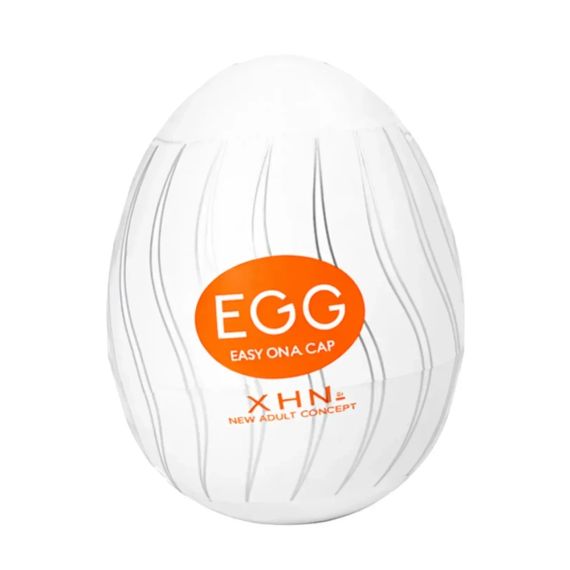 Мастурбатор-яйце з рельєфом XHN Egg Easy Ona-Cap, білий, 52 × 68 мм Sex Aura