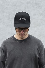 Кепка бейсболка тракер Without з принтом Culture Black