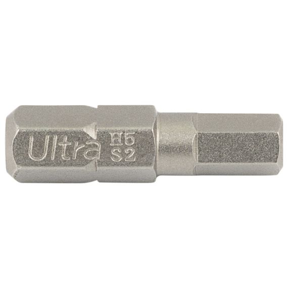 Набір біт Ultra HEX 5×25мм ¼" 10шт S2 (блістер) 4015002 | Зображення 3