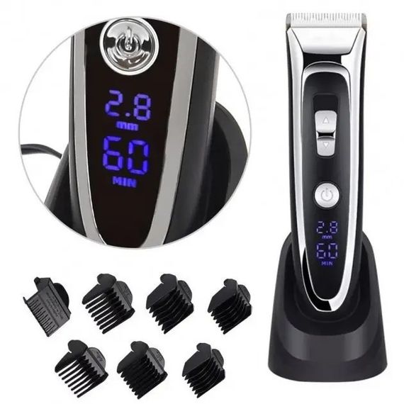 Чоловічий набір для стрижки волосся бездротовий Gemei GM-800 5 в 1, Машинка для стрижки FV-813 волосся домашня | Зображення 3
