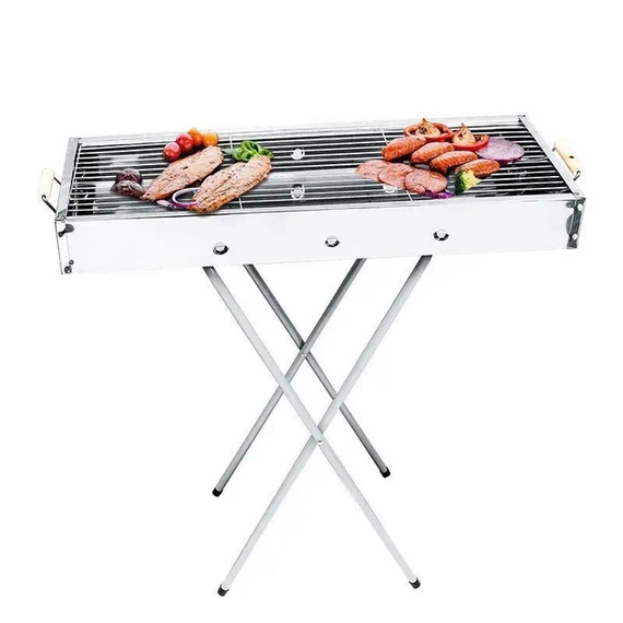 Переносний мангал BARBECUE TRAY 770SS MD-008 8009 | Зображення 2