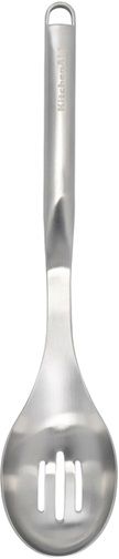Ложка кухонна з прорізами KitchenAid Premium KMG004OHSS 33.8 см срібляста | Зображення 1