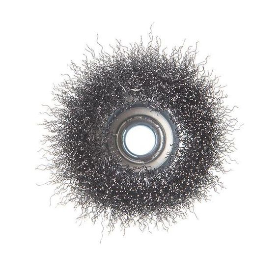 Щітка чашкова 75 мм, для КШМ, М14 (кручений дріт) INTERTOOL BT-1075 | Зображення 1