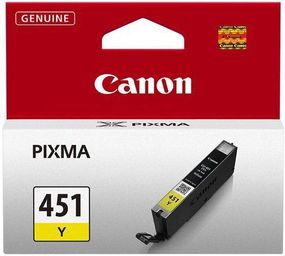 Картридж Canon CLI-451Y XL (Yellow) PIXMA MG5440/MG6340 (6475B001)