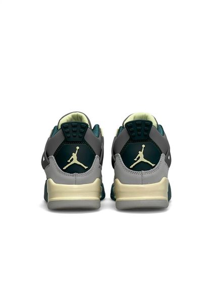 Жіночі кросівки Air Jordan 4 x Off-White Grey Green Beige , В'єтнам , весна / літо / осінь 37 | Зображення 1