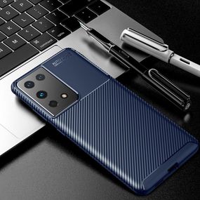 Противоударный чехол AF Samsung S21 Ultra синий