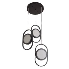 Люстра лофт подвесная LED 32W NW BK (BL-886S/3)