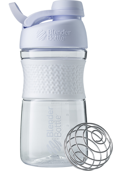 Шейкер спортивний (пляшка) BlenderBottle SportMixer Twist 20oz/590ml White (Original) | Зображення 1