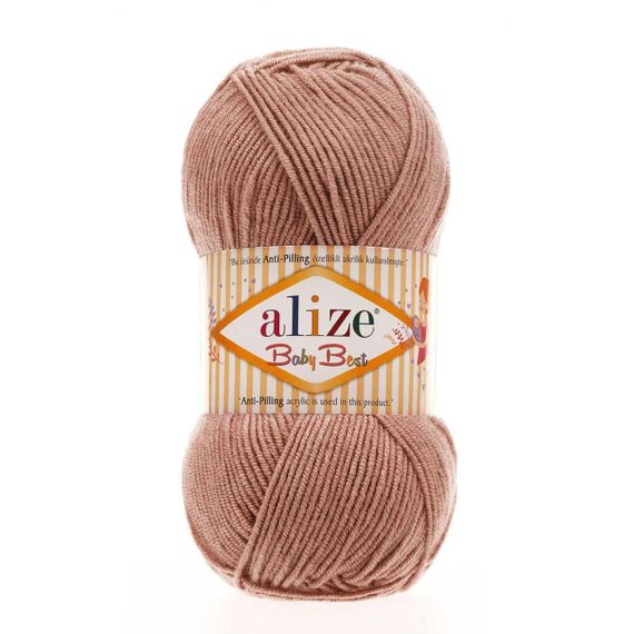 Пряжа Alize Baby Best No 354 (Алізе Бебі Бест) – 10% Бамбук, 90% Антипілінг Акрил, 100г/240м