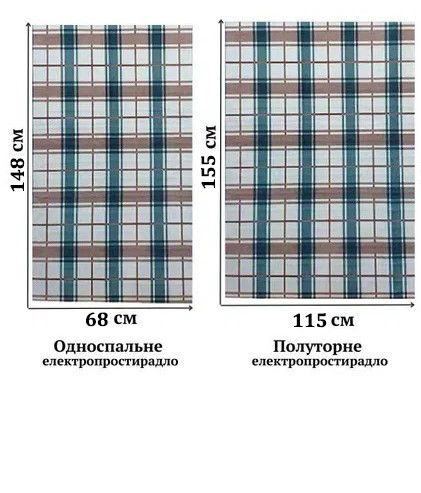 Электропростирадло RoYan 115*155 см | Зображення 3
