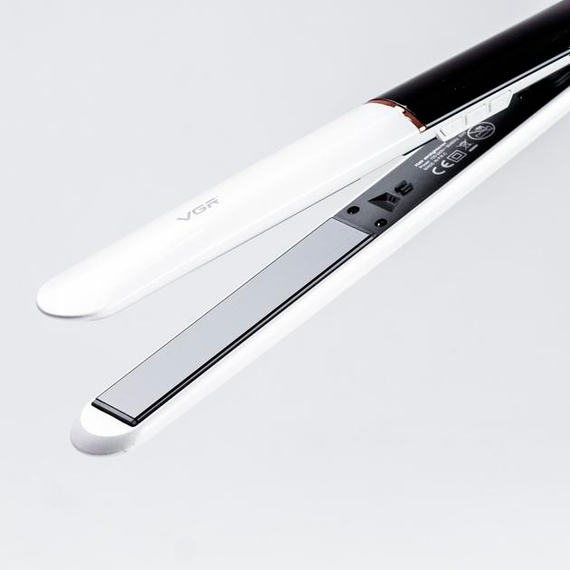 Плойка VGR V-515 WHITE, температура від 100°C до 210°C, керамічне покриття, LED дисплей, 50 Вт | Зображення 4