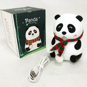 Ночники для спален с аккумулятором панда, Силиконовый ночник игрушка для детей, Светящиеся ночники KI-64