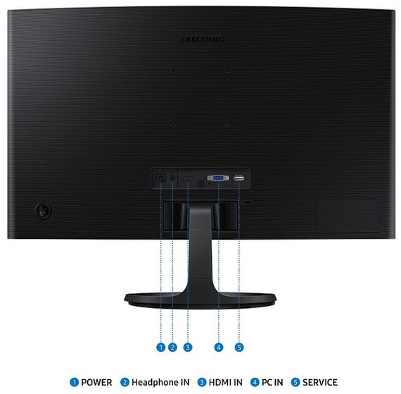 Монiтор 24" Samsung LS24D360GAIXCI | Зображення 5