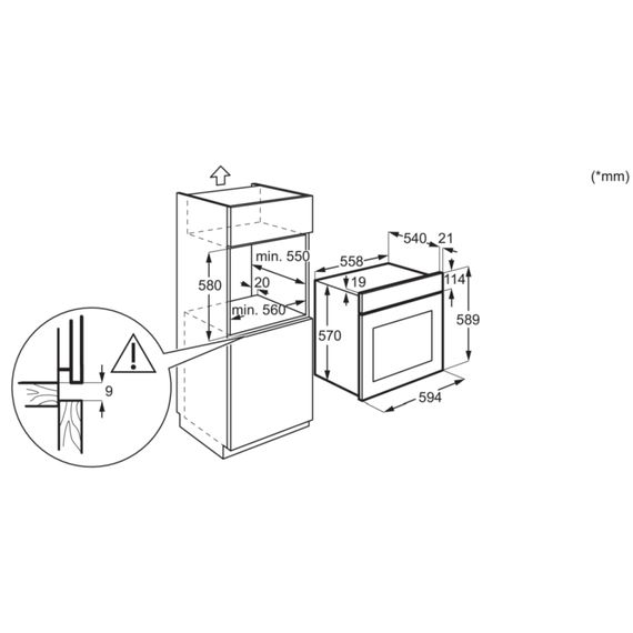 Духова шафа Electrolux EOD5H70BZ | Зображення 9