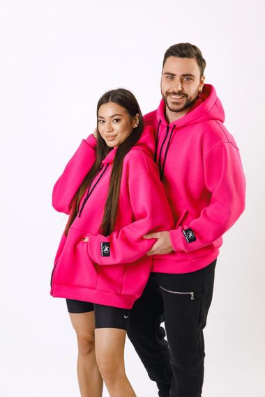 Зіп-Худі унісекс МА (01) Малиновий колір | Зображення 3