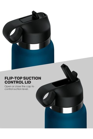 Мастурбатор вагина Pipedream PDX Plus в колбе, синий, 23.8 см Sex Aura | Зображення 4