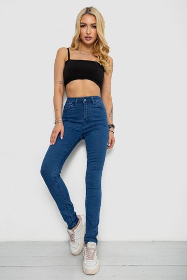 Джинси жіночі Skinny, колір синій, 182R3629 | Зображення 1