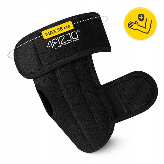 Фіксатор (бандаж) для ліктьового суглоба 4FIZJO MED 1 шт універсальний Black (P-5905973407380) | Зображення 5