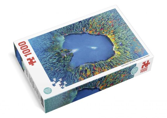 Пазл "Озеро Синевир" 1000 элементов TRFL_UA/1 DGT-PUZZLE, в коробке (4820266221324) | Зображення 4