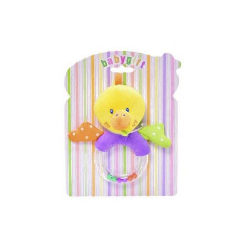 Погремушка мягкая  Bambi C20561 Животные Утка