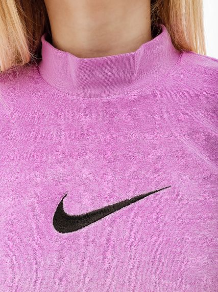 Футболка Nike W NSW MOCK SS TEE TRRY MS | Зображення 2