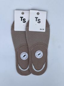 Жіночі сліди, підслідники на силіконі сіточка 36-40 р. ТМ Twinsocks Бежевий