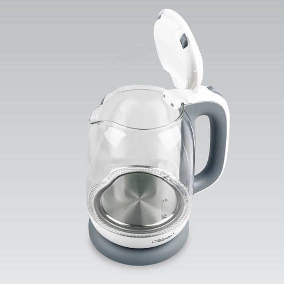 Электрочайник стеклянный Maestro MR-056-GREY, 1.7 л, 2200 Вт, с подсветкой | Зображення 2