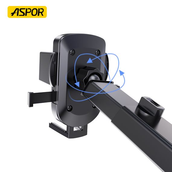Автомобільний тримач Aspor A570- чорний | Зображення 1