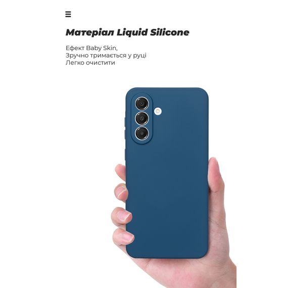 Чохол до мобільного телефона Armorstandart ICON Samsung A36 5G Camera cover Dark Blue (ARM82179) | Зображення 6