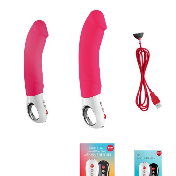 Вібратор для точки G Fun Factory BIG BOSS pink, дуже потужний, 23,5 см | Зображення 5