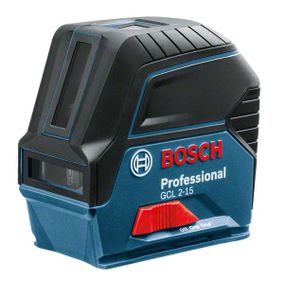Нивелир лазерный Bosch GCL 2-15+RM1+BM3 clip+кейс, ±0.3 мм на 30м, до 15 м, 0.5 кг (0.601.066.E02)
