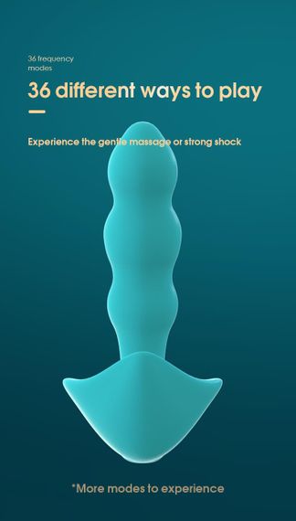Вібростимулятор простати Boss Series Angelo Male Prostate Triple Stimulation, бірюзовий | Зображення 6
