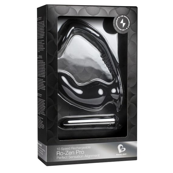 Стимулятор простати Rocks Off RO-Zen PRO з ерекційним кільцем Sex Aura | Зображення 1