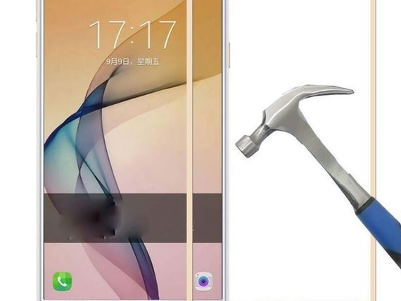 Защитное 3D стекло VERON Samsung J2 Pro 2018 J250 Full Cover Gold | Зображення 4