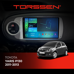 Штатна магнітола Torssen 2K Toyota Yaris (P130) (2011-2013) F98256 4G Carplay DSP