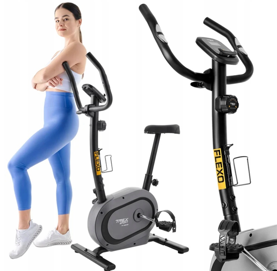 Велотренажер Trex Sport TX-450MB FLEXO магнітний сірий | Зображення 3